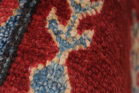 Kazak Beige Runner Hand Knotted 29 X 94 Area Rug 250-27797 Image 8
