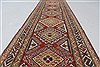 Kazak Red Runner Hand Knotted 26 X 105  Area Rug 250-27799 Thumb 11