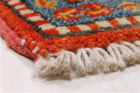 Kazak Blue Runner Hand Knotted 28 X 101 Area Rug 250-27800 Image 5
