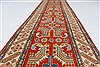 Kazak Blue Runner Hand Knotted 28 X 101 Area Rug 250-27800 Thumb 2