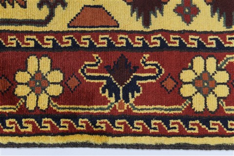 Turkman Brown Runner Hand Knotted 28 X 105 Area Rug 250-27803 Image 2