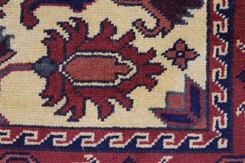 Turkman Brown Runner Hand Knotted 28 X 105 Area Rug 250-27803 Image 7