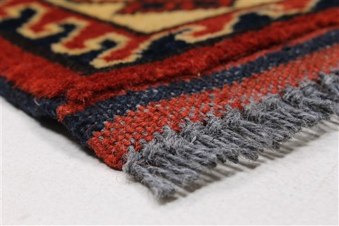 Turkman Blue Runner Hand Knotted 29 X 94 Area Rug 250-27805 Image 4