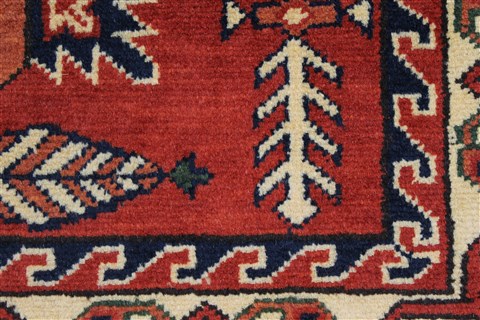 Turkman Blue Runner Hand Knotted 29 X 94 Area Rug 250-27805 Image 5