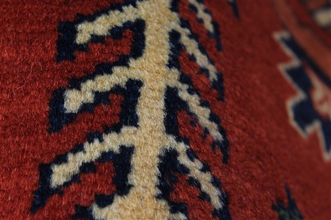 Turkman Blue Runner Hand Knotted 29 X 94 Area Rug 250-27805 Image 6