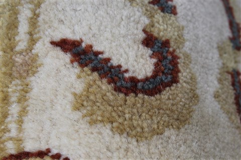 Chobi White Runner Hand Knotted 33 X 101 Area Rug 250-27816 Image 10