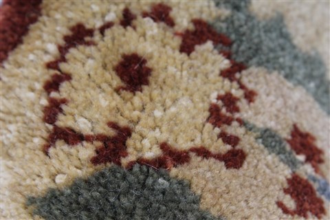 Chobi White Runner Hand Knotted 33 X 101 Area Rug 250-27816 Image 1