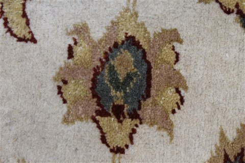 Chobi White Runner Hand Knotted 33 X 101 Area Rug 250-27816 Image 8