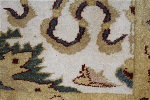 Chobi White Runner Hand Knotted 33 X 101 Area Rug 250-27816 Image 9