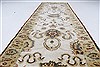 Chobi White Runner Hand Knotted 33 X 101  Area Rug 250-27816 Thumb 2