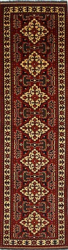 Indian Turkman Yellow Runner 10 to 12 ft Wool Carpet 27817