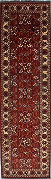 Indian Turkman Blue Runner 10 to 12 ft Wool Carpet 27821