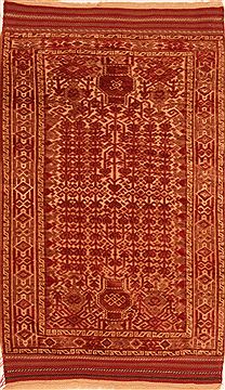 Baluch Beige Hand Knotted 3'4" X 5'6"  Area Rug 100-27822