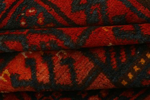 Baluch Red Runner Hand Knotted 35 X 611 Area Rug 100-27823 Image 3