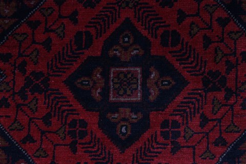 Khan Mohammadi Blue Runner Hand Knotted 26 X 98 Area Rug 250-27827 Image 4