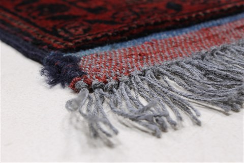 Khan Mohammadi Blue Runner Hand Knotted 26 X 98 Area Rug 250-27827 Image 6