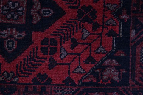 Khan Mohammadi Blue Runner Hand Knotted 26 X 98 Area Rug 250-27827 Image 7
