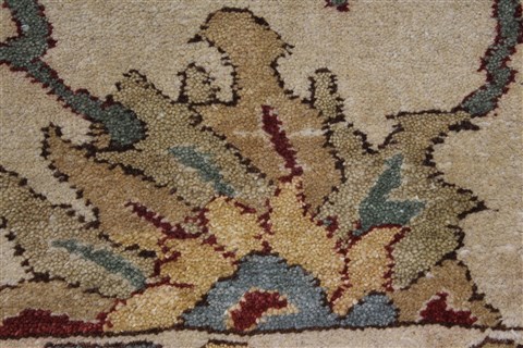 Chobi Beige Runner Hand Knotted 211 X 86 Area Rug 250-27830 Image 6