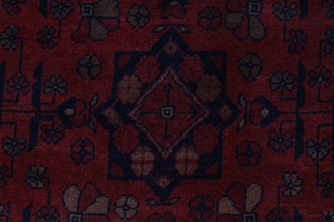 Khan Mohammadi Blue Runner Hand Knotted 26 X 97 Area Rug 250-27831 Image 2