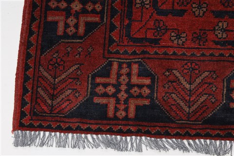 Khan Mohammadi Blue Runner Hand Knotted 26 X 97 Area Rug 250-27831 Image 3