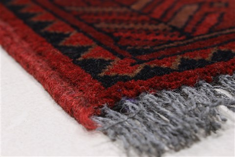 Khan Mohammadi Blue Runner Hand Knotted 26 X 97 Area Rug 250-27831 Image 4