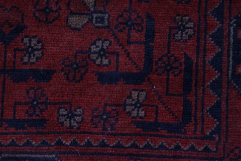 Khan Mohammadi Blue Runner Hand Knotted 26 X 97 Area Rug 250-27831 Image 5