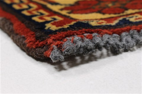 Kazak Red Runner Hand Knotted 211 X 99 Area Rug 250-27832 Image 6
