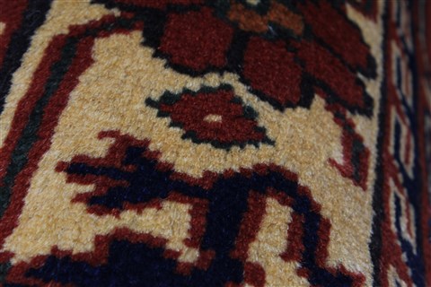 Kazak Red Runner Hand Knotted 211 X 99 Area Rug 250-27832 Image 8