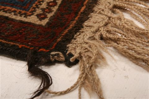 Baluch Beige Hand Knotted 32 X 61 Area Rug 100-27833 Image 6