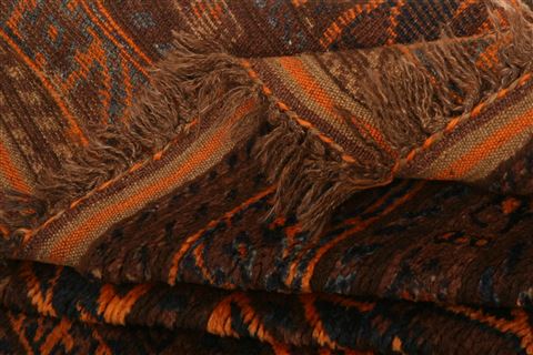 Baluch Brown Hand Knotted 50 X 69 Area Rug 253-27834 Image 3