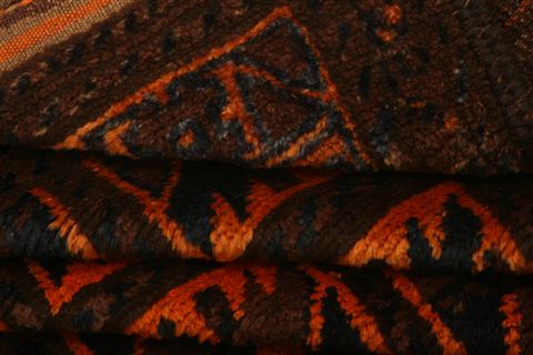 Baluch Brown Hand Knotted 50 X 69 Area Rug 253-27834 Image 4