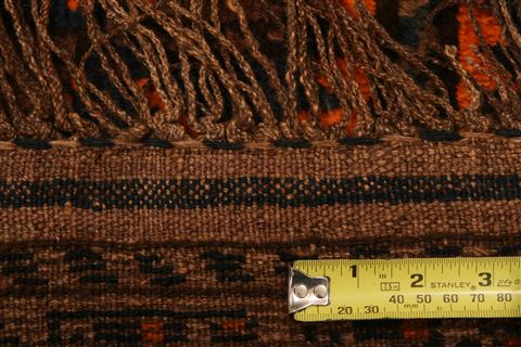 Baluch Brown Hand Knotted 50 X 69 Area Rug 253-27834 Image 5