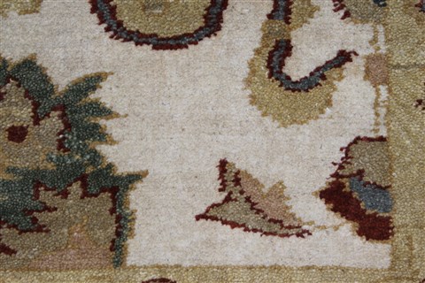 Chobi Beige Runner Hand Knotted 31 X 100 Area Rug 250-27836 Image 10