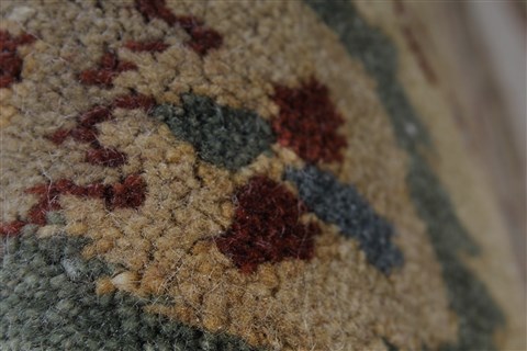 Chobi Beige Runner Hand Knotted 31 X 100 Area Rug 250-27836 Image 1