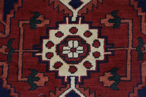 Kazak Red Runner Hand Knotted 28 X 93 Area Rug 250-27846 Image 4