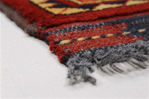 Kazak Red Runner Hand Knotted 28 X 93 Area Rug 250-27846 Image 7
