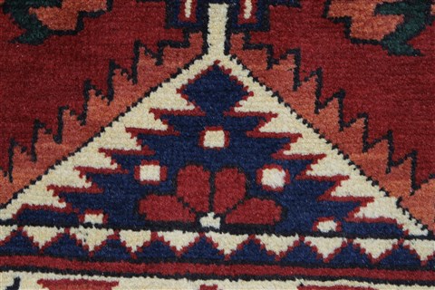 Kazak Red Runner Hand Knotted 28 X 93 Area Rug 250-27846 Image 8