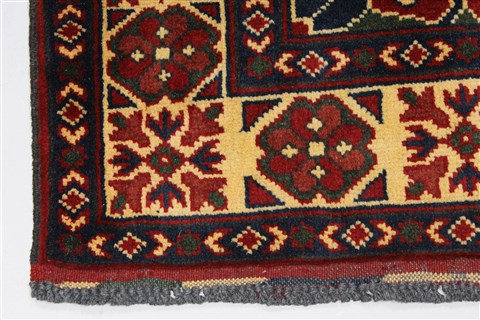 Kazak Red Runner Hand Knotted 27 X 105 Area Rug 250-27848 Image 5