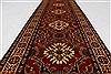 Kazak Red Runner Hand Knotted 27 X 105  Area Rug 250-27848 Thumb 1