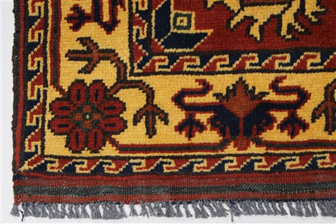 Turkman Beige Runner Hand Knotted 29 X 811 Area Rug 250-27858 Image 2