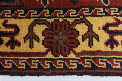 Turkman Beige Runner Hand Knotted 29 X 811 Area Rug 250-27858 Image 5