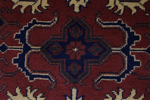 Turkman Beige Runner Hand Knotted 29 X 811 Area Rug 250-27858 Image 6