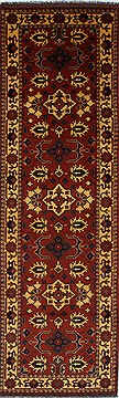 Turkman Beige Runner Hand Knotted 2'9" X 8'11"  Area Rug 250-27858