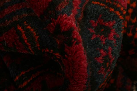 Baluch Red Hand Knotted 39 X 62 Area Rug 100-27859 Image 1
