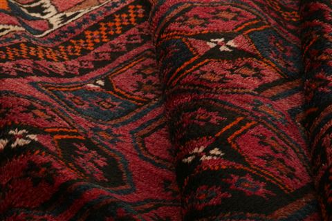 Baluch Red Hand Knotted 39 X 62 Area Rug 100-27859 Image 2