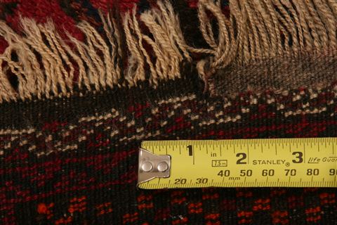 Baluch Red Hand Knotted 39 X 62 Area Rug 100-27859 Image 4