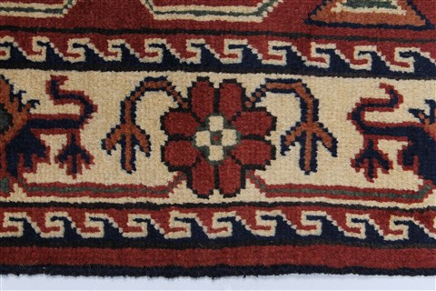 Turkman Beige Runner Hand Knotted 29 X 97 Area Rug 250-27861 Image 2