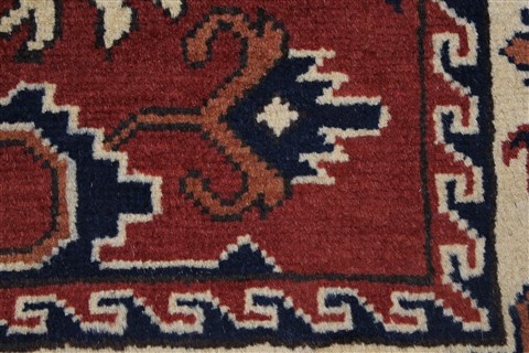 Turkman Beige Runner Hand Knotted 29 X 97 Area Rug 250-27861 Image 8