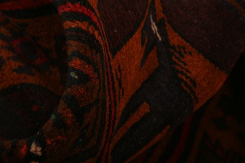 Baluch Red Hand Knotted 36 X 68 Area Rug 100-27862 Image 1