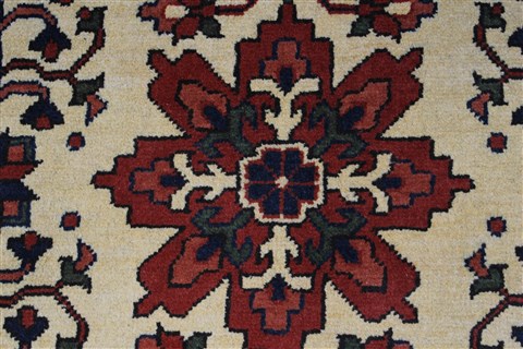 Turkman Brown Runner Hand Knotted 210 X 104 Area Rug 250-27864 Image 1